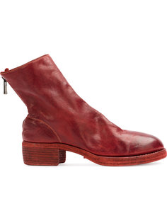 zip detail ankle boots Guidi