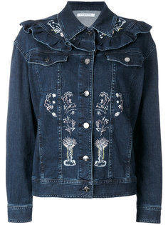 embroidered denim jacket Vivetta