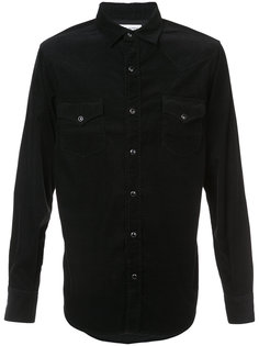 вельветовая рубашка Saint Laurent