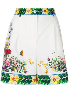 шорты с принтом Majolica Dolce &amp; Gabbana
