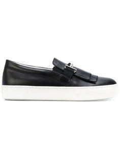 лоферы с эластичной отделкой  Tods Tod`S