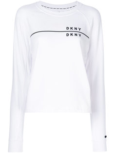 branded long-sleeved sweatshirt DKNY