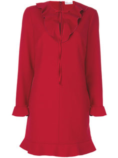 платье с оборкой на воротнике  Red Valentino
