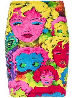 юбка с принтом Betty Boop Versace Vintage