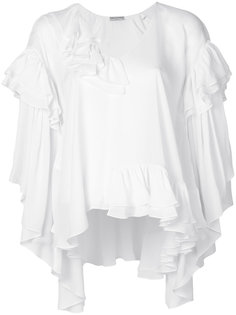 frilled shift blouse Emilio Pucci