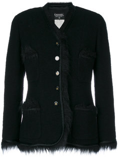 куртка с подкладкой из искусственного меха  Chanel Vintage