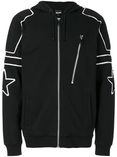 contrast trim zip hoodie  Just Cavalli