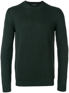 ribbed detail slim-fit jumper Roberto Collina
