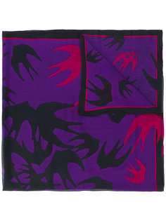 swallow print scarf McQ Alexander McQueen