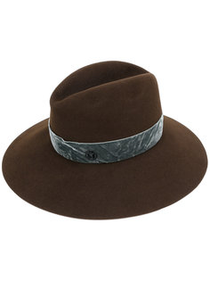 asymmetric fedora hat Maison Michel