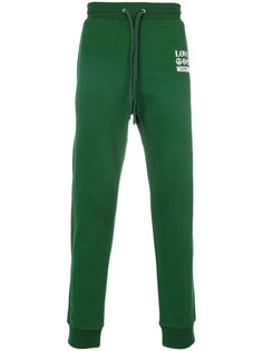 спортивные брюки с принтом логотипа Love Moschino