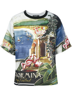 футболка с принтом Taormina Dolce &amp; Gabbana