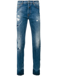 Mas slim fit vintage wash jeans Marcelo Burlon County Of Milan