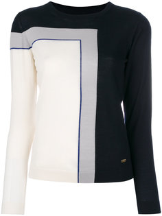 geometric colour block jumper Salvatore Ferragamo