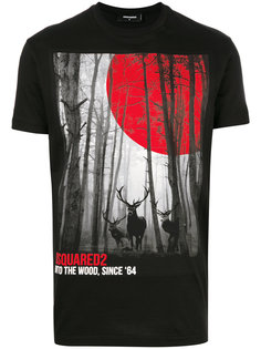 футболка с принтом Dsquared2