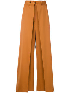 двухслойные брюки Mm6 Maison Margiela