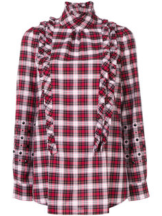 checked blouse with stones Nº21