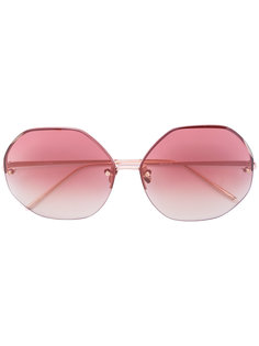hexagon frame sunglasses Linda Farrow