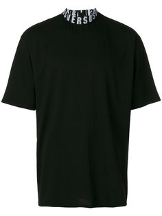 logo collar T-shirt  Versus