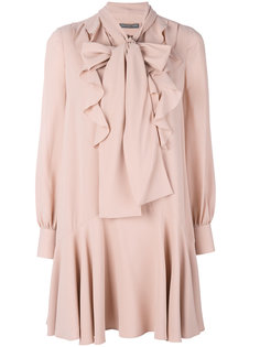 pussy bow midi dress Alexander McQueen