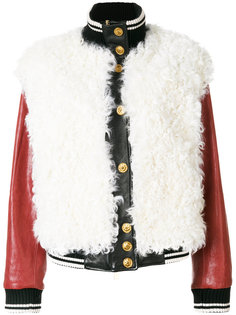 leather bomber jacket Fausto Puglisi