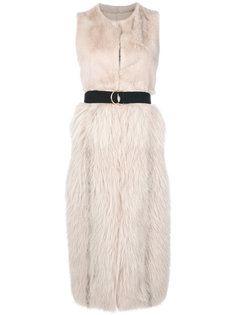 sleeveless fur coat Blancha