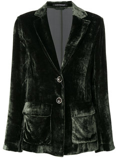 velvet look blazer Luisa Cerano