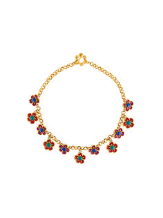 ожерелье-чокер с цветочной отделкой  Kenzo Vintage