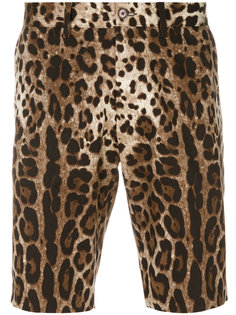 leopard print shorts Dolce &amp; Gabbana