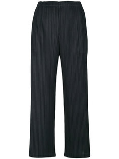 cropped pleated trousers Pleats Please By Issey Miyake