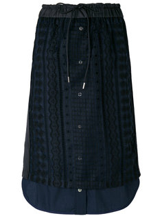 lace overlay skirt Sacai