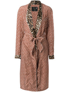 belted floral coat R13