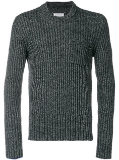 свитер с круглым вырезом в рубчик Maison Margiela