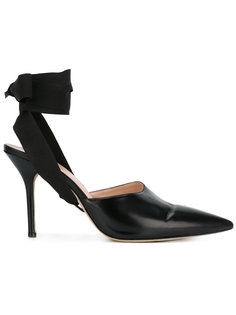 туфли с лентой на щиколотке Christopher Kane