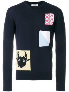 patch knit sweater J.W.Anderson