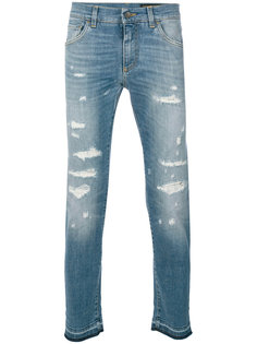 джинсы с потертой отделкой Dolce &amp; Gabbana