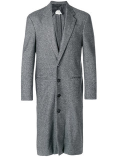 layered placket long coat Maison Margiela