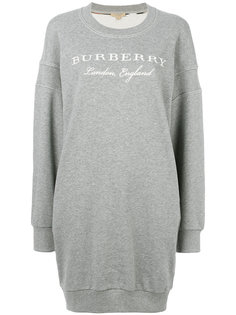 платье-свитер с логотипом  Burberry