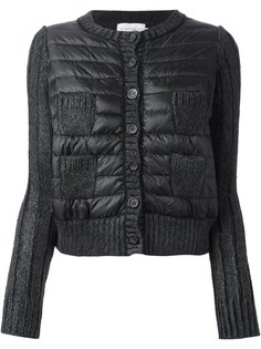 кардиган с дутыми вставками Moncler