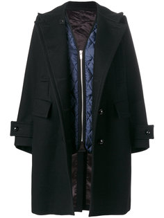 double breasted coat Sacai