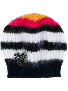 heart embellished knitted beanie Nº21