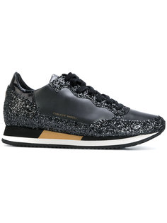 glittery effect lace-up sneakers Philippe Model