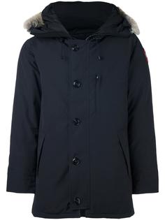 пуховик с меховой отделкой  Canada Goose