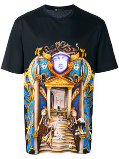 футболка с изображением замка Versace