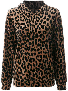 leopard print hoodie Odeeh
