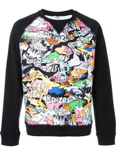 толстовка #Cartoon Kenzo