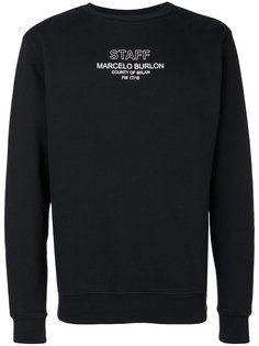 Staff crewneck sweatshirt Marcelo Burlon County Of Milan