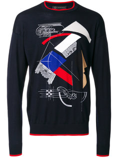 Capitello print jumper Versace