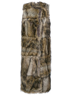 faux fur sleeveless coat Stella McCartney