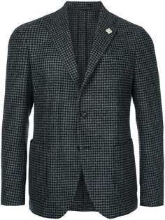two-button tweed blazer Lardini